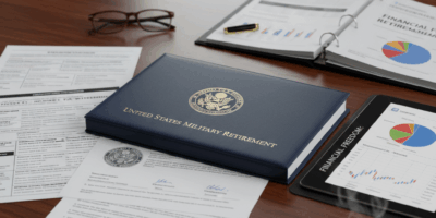 Military retirement and state tax documents