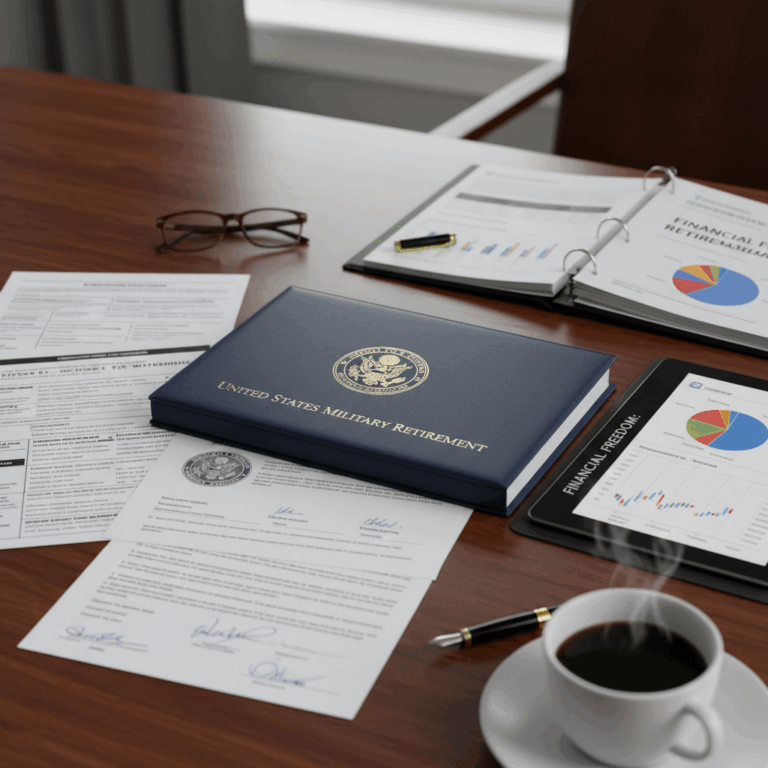 Military retirement and state tax documents