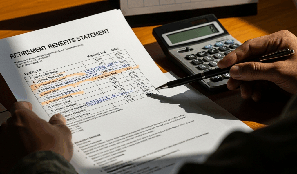 How the Military Blended Retirement System Vesting Works