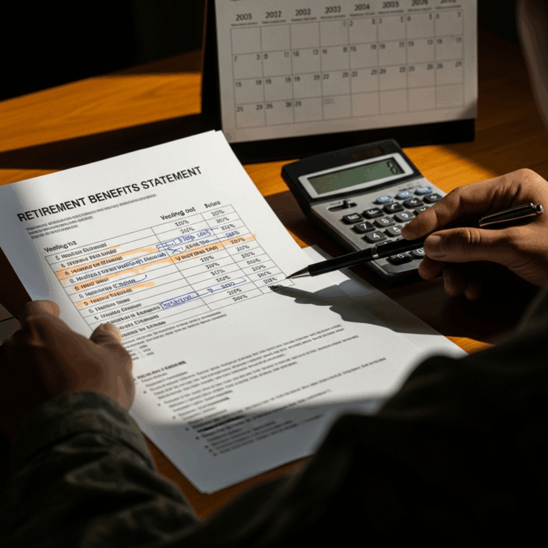 How the Military Blended Retirement System Vesting Works