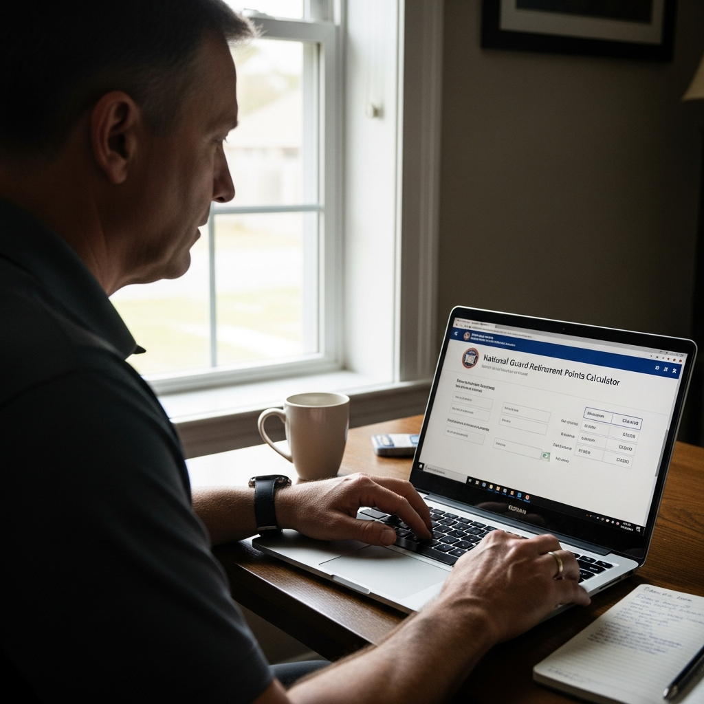 National Guard Retirement Points Calculator — How to Estimate Your Pay