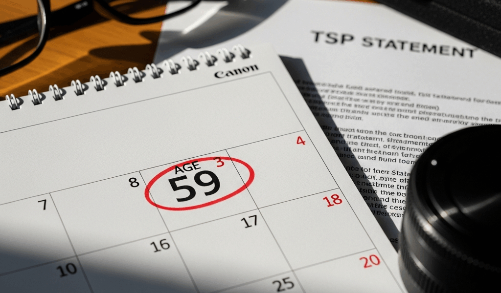 DoD Civilian Retirement Age 59 and a Half TSP Withdrawals