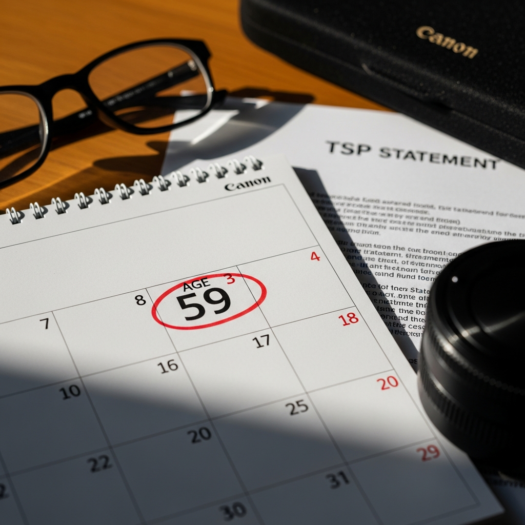 DoD Civilian Retirement Age 59 and a Half TSP Withdrawals
